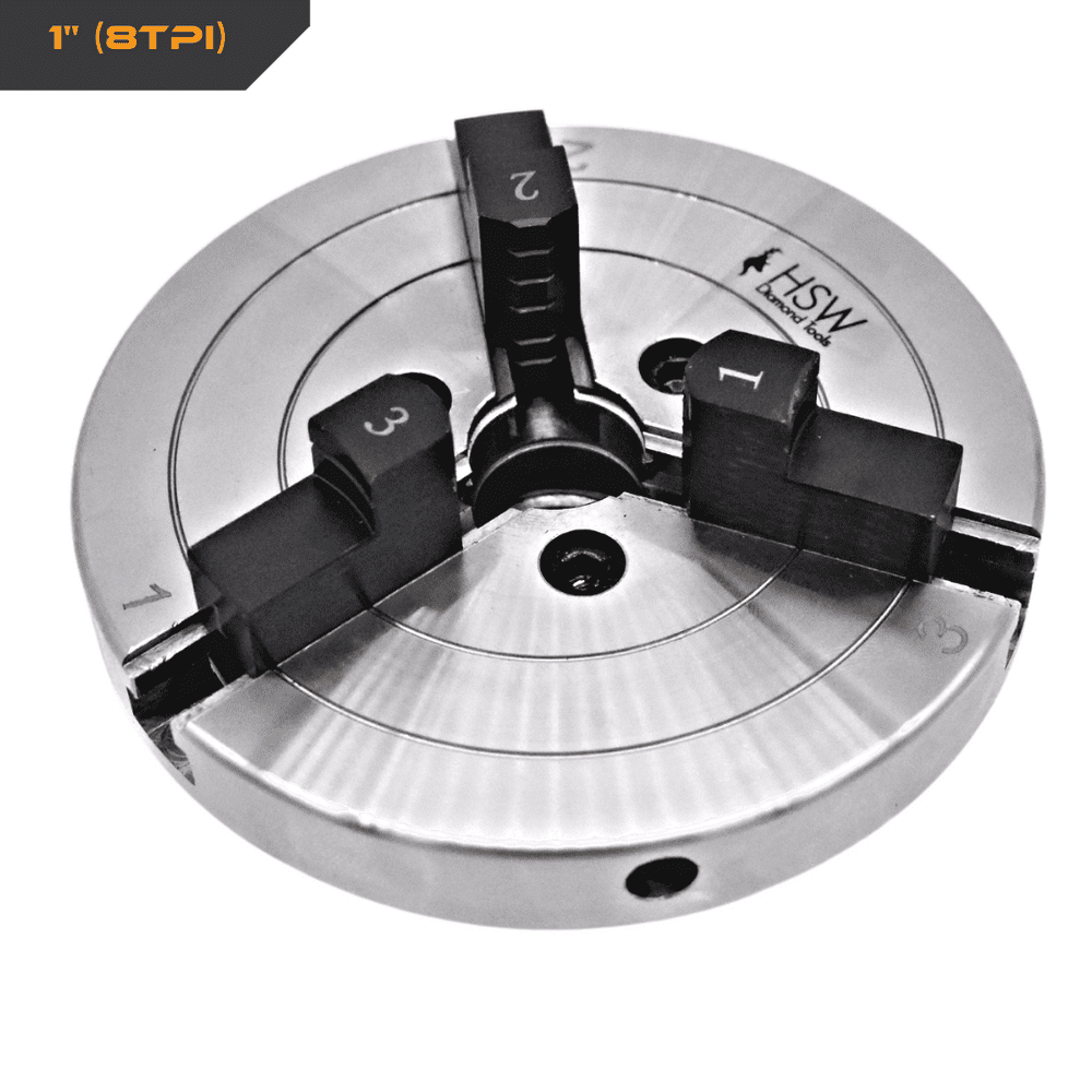 3 Jaw 125mm (5") Precision Self Centring Lathe Chuck
