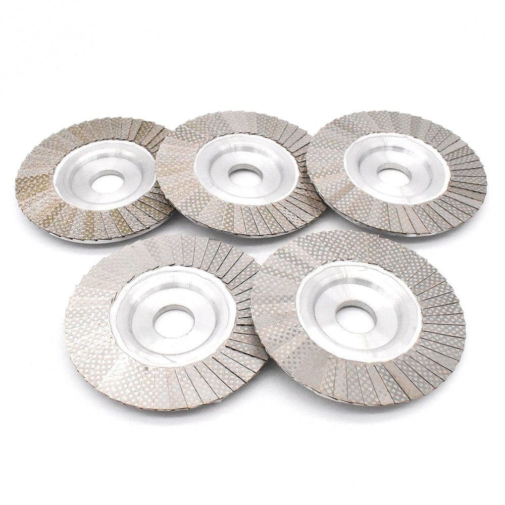 Aluminium Backed Electroplated Diamond Flap Discs - 22.23mm