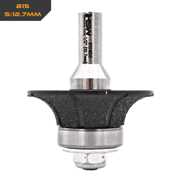 B - Half Bullnose BDS VB Diamond Profile Bit (Bearing) - 12.7mm (1/2