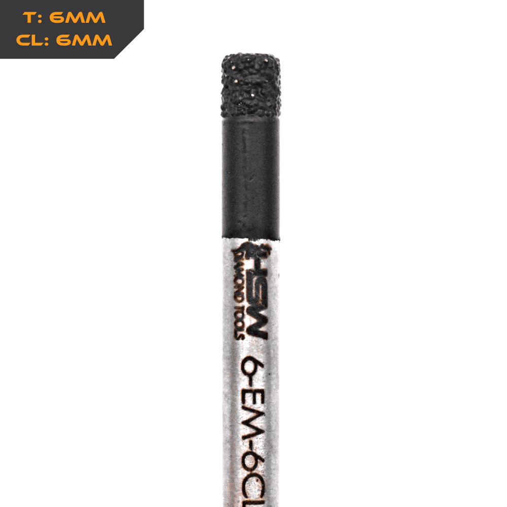 Black Diamond Series - Vacuum Brazed Diamond End Mills