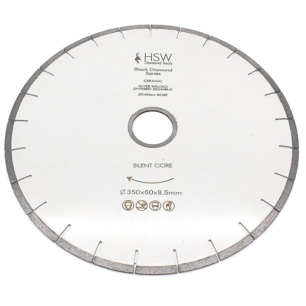 Ceramic BDS Silent Core Bridge Saw Blades - SD Segment