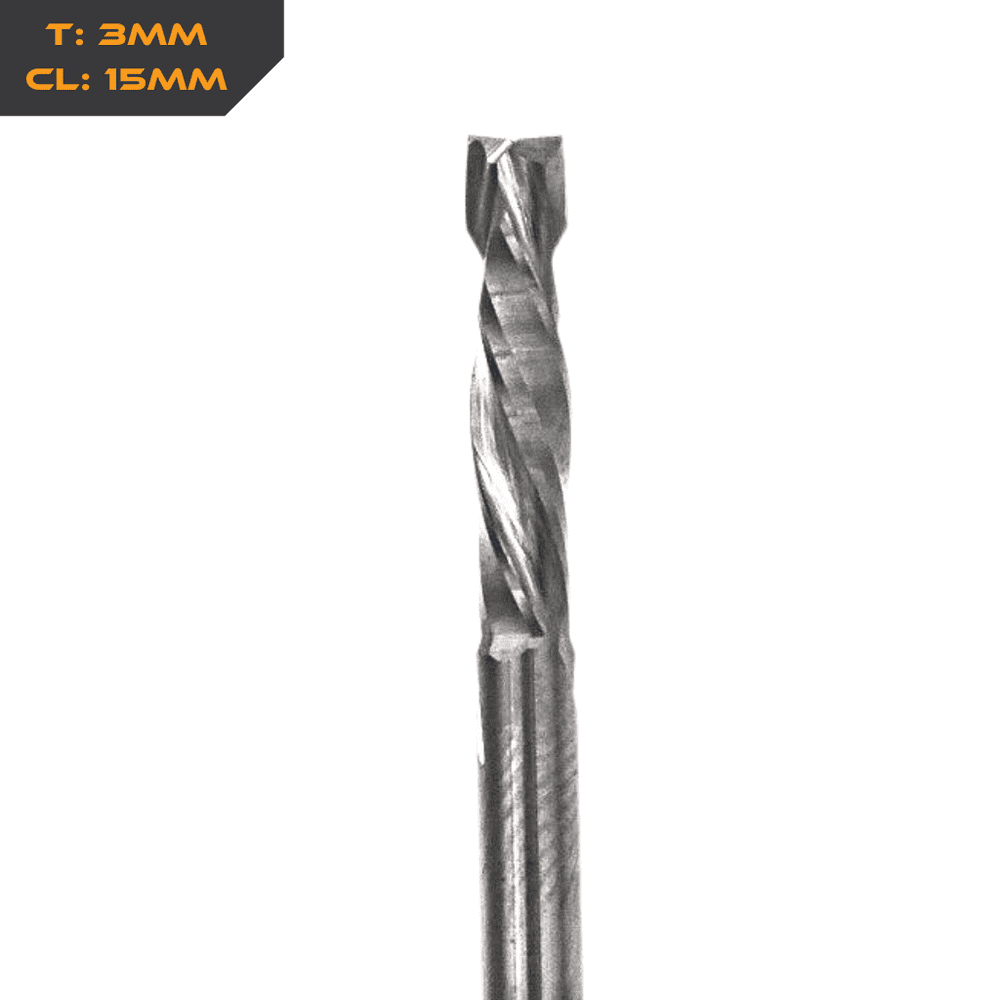 Compression (Up & Down) CNC End Mill - Plywood