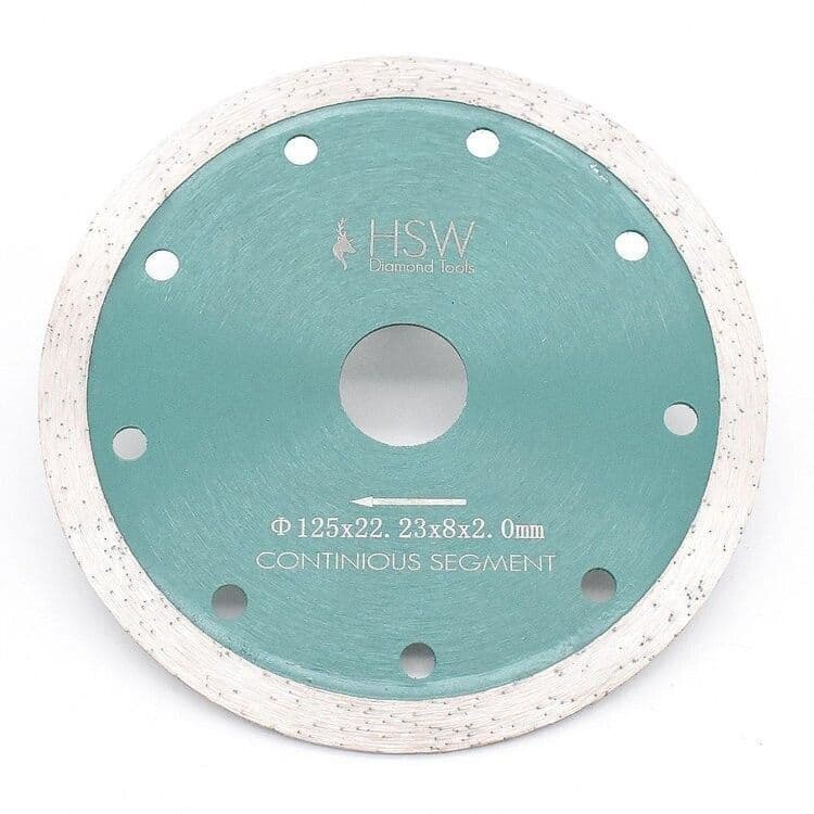 Continuous Rim Tile Diamond Sintered Blade - 22.23mm