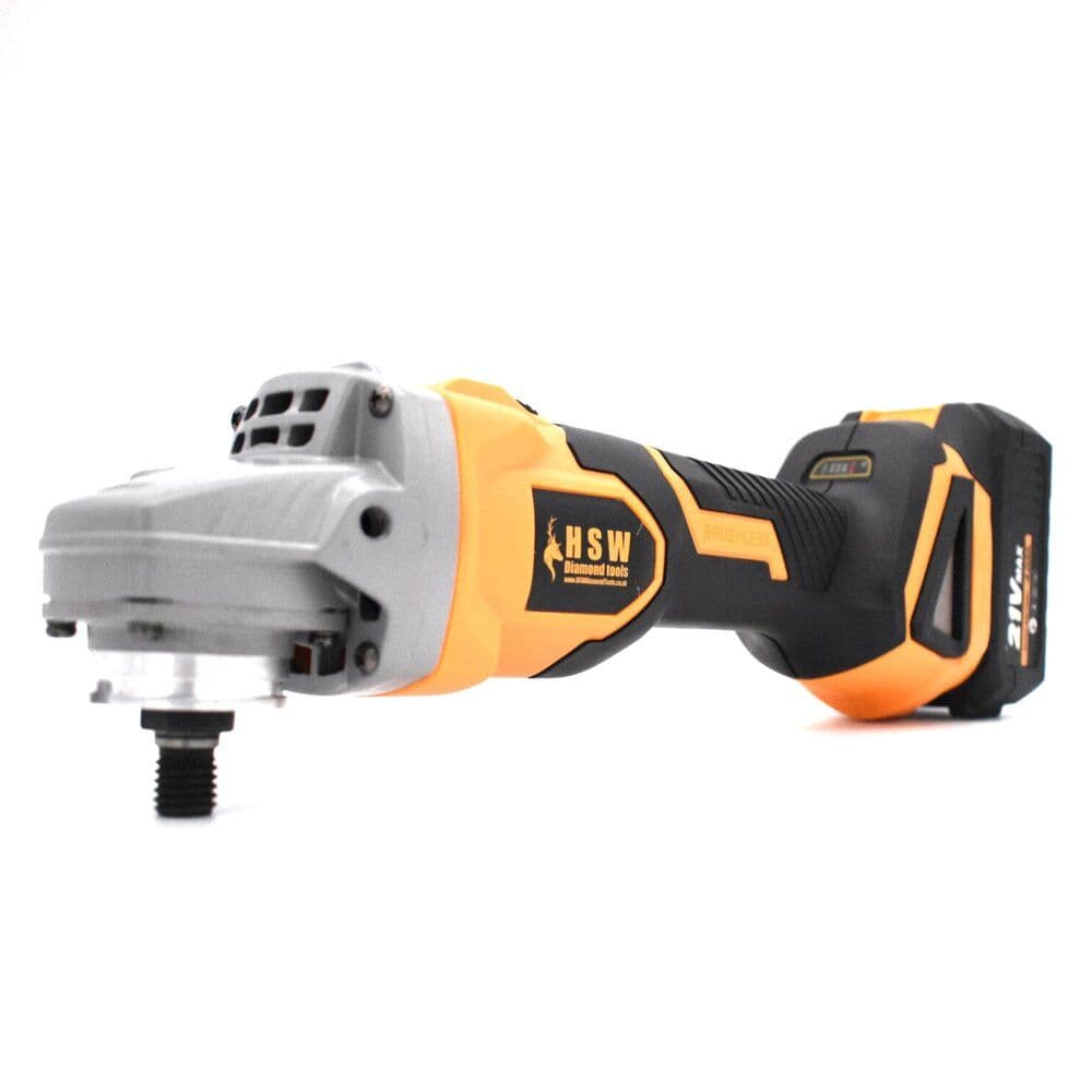 Cordless 5" (125mm) Angle Grinder - 2 x 4ah Batteries