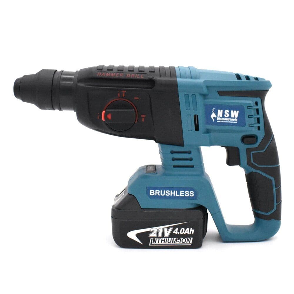 Cordless SDS Hammer Drill - 2 x 4ah Batteries