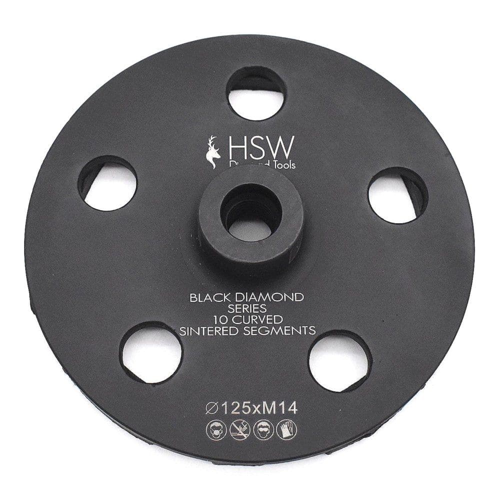 Curved Sintered Diamond Segment Grinding Wheel M14