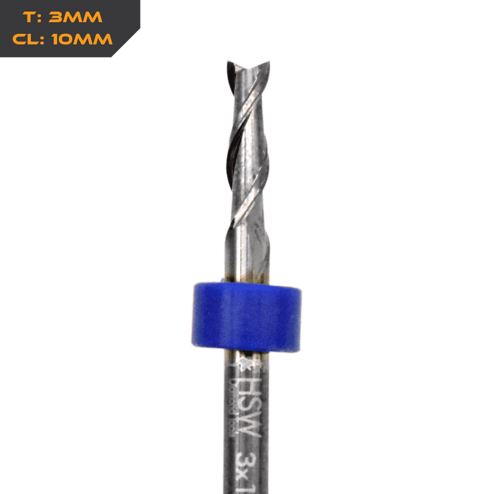 Double Flute Spiral Aluminium End Mill CNC Bits