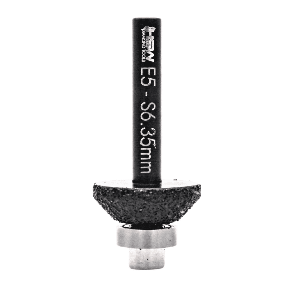 E - Bevel BDS VB Diamond Profile Bit (Bearing) - 6.35mm (1/4")