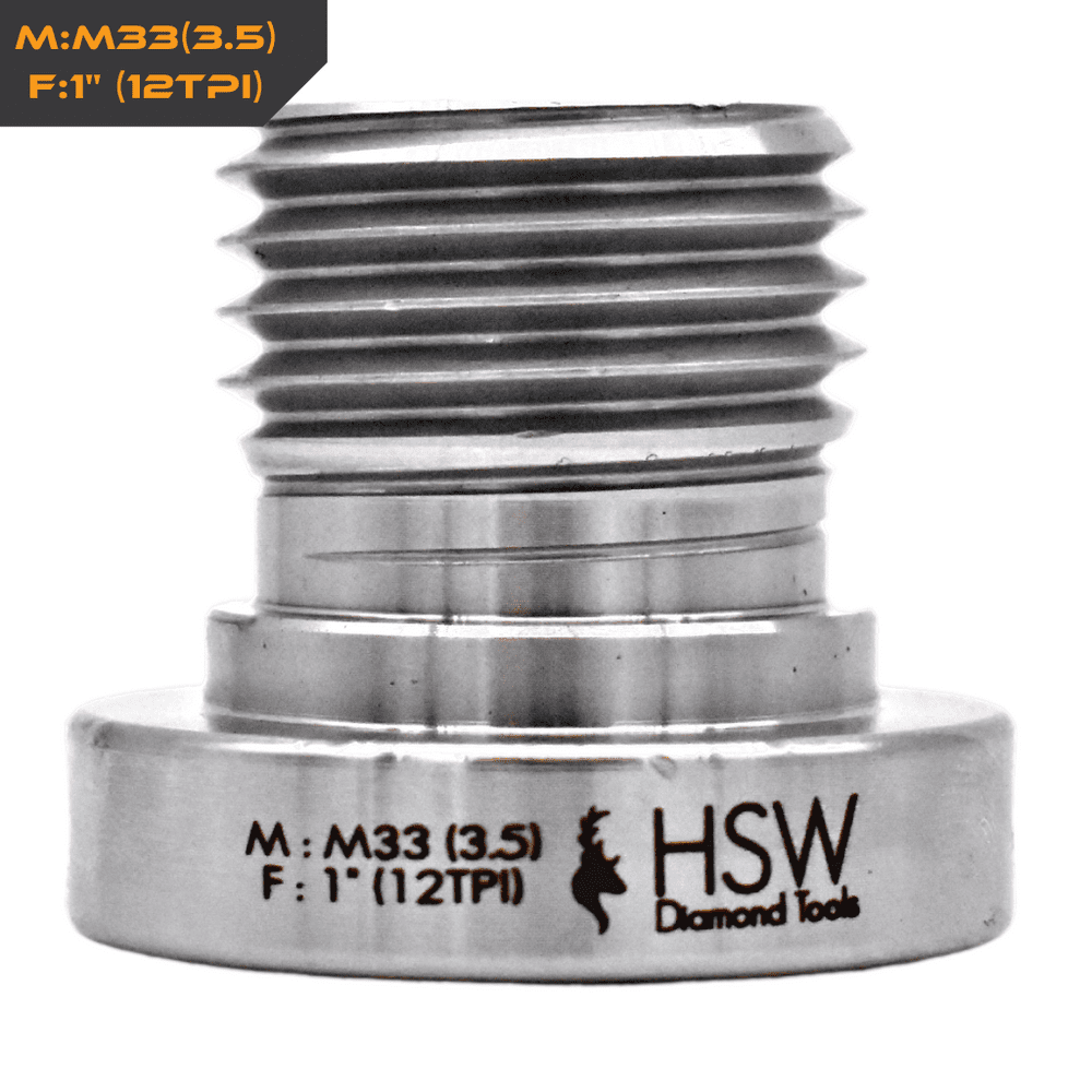 Female : 1" (12TPI) - Lathe Thread Adaptors