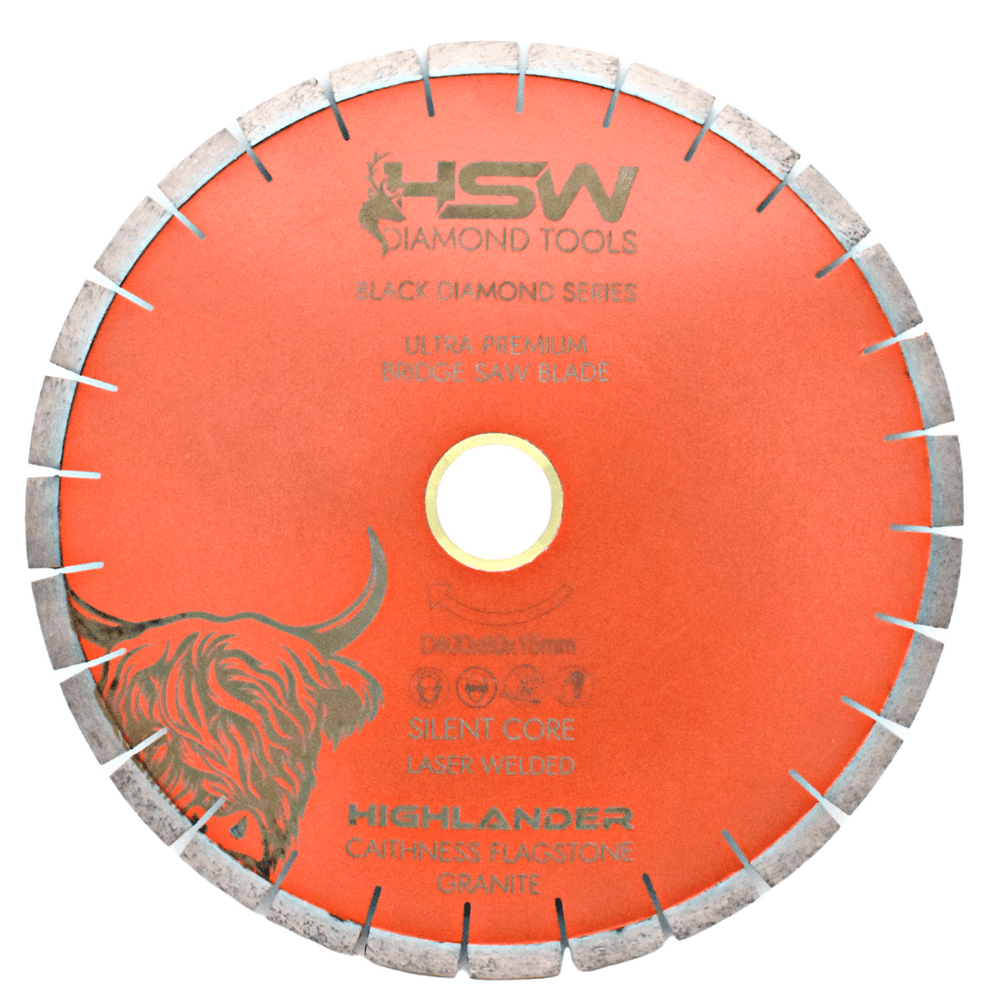 Flagstone & Granite BDS Silent Core Bridge Saw Blades - SD Segment