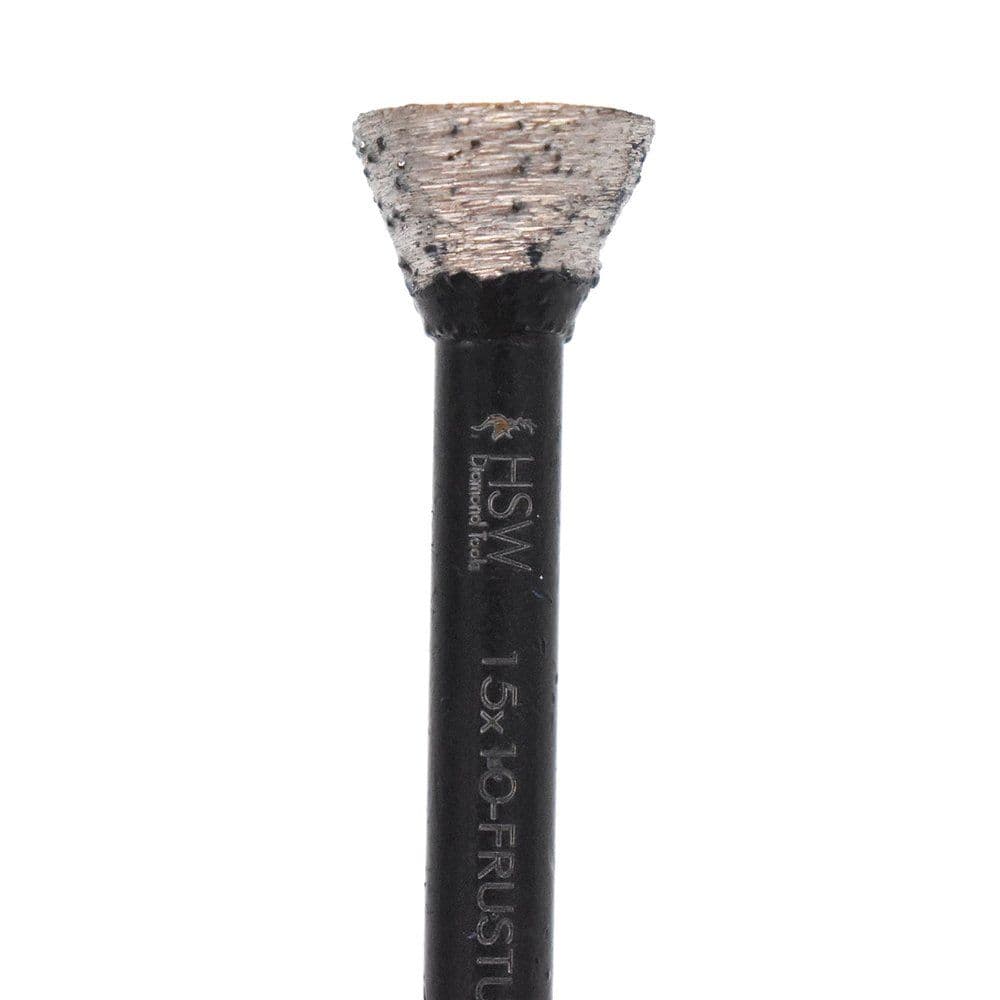 Frustum Carving Burr Sintered Diamond - 6mm