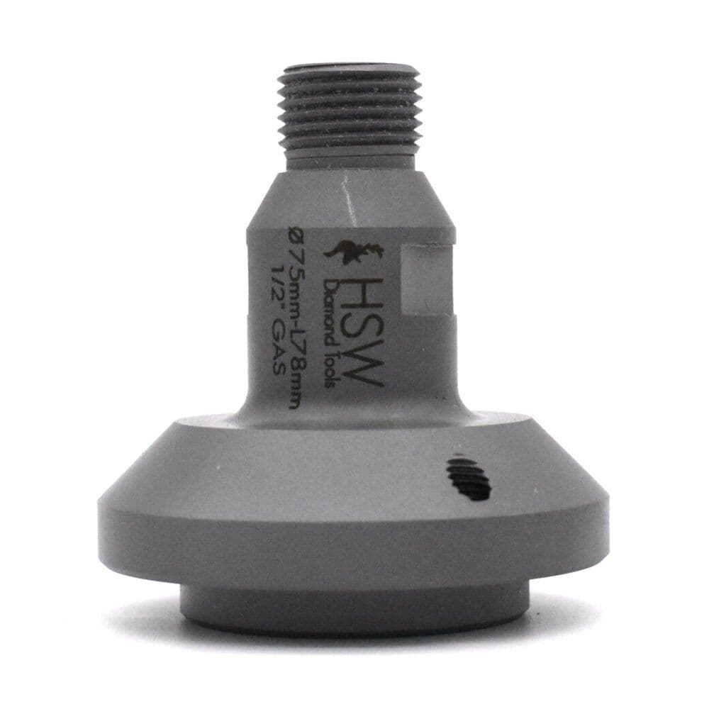 Milling Wheel 1/2" GAS Adaptor - 50mm Bore - 3 Pin