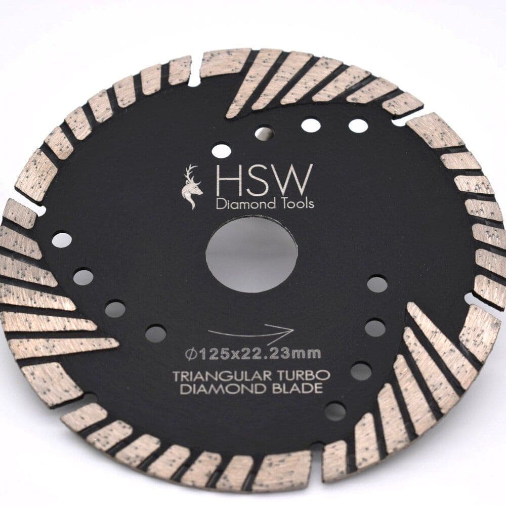 Saber Tooth Reinforced Teeth Sintered Diamond Blade