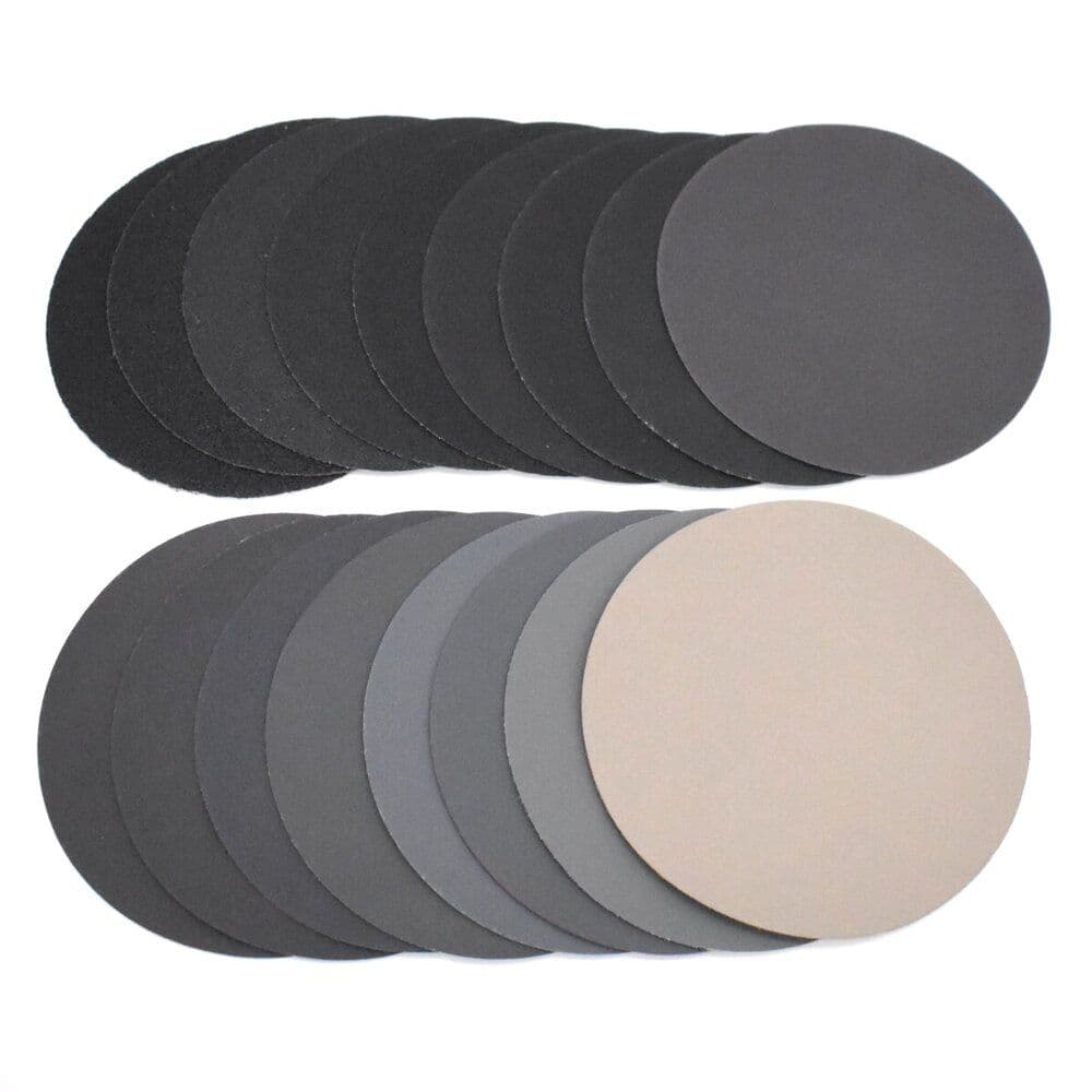 125mm Silicon Carbide Wet & Dry Sanding Discs – 60# To 3000 Grit, Stone Polishing