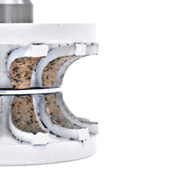 V20 (20mm) Full Bullnose - Porcelain, SD Profile Bit- 12.7mm (1/2