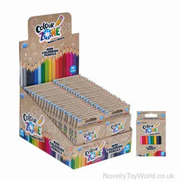 10 Pack of Mini Colouring Pencils