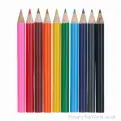 10 Pack of Mini Colouring Pencils | Wholesale Stationery Supplied