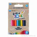 10 Pack of Mini Colouring Pencils | Wholesale Stationery Supplied
