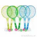 2 Player Plastic Tennis & Badminton Racket Set - 3 Assorted (40cm) | Summer Wholesale