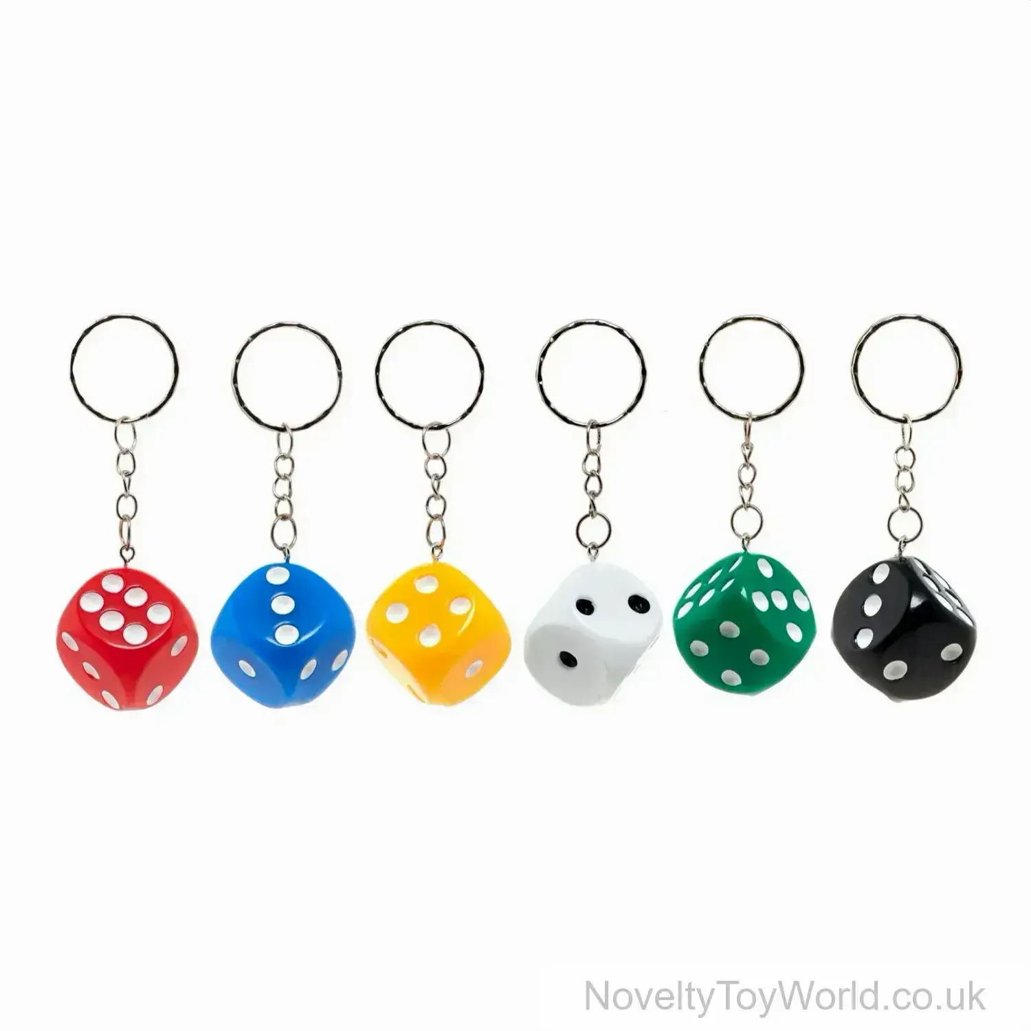 Men's Gift Key Holder Dice Metal Dice Keychain - Zinc Alloy - Foto 2