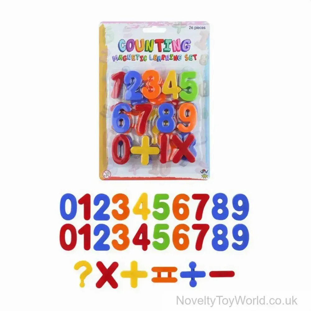 26 Piece Magnetic Numbers Set - Learning Toy | Wholesale