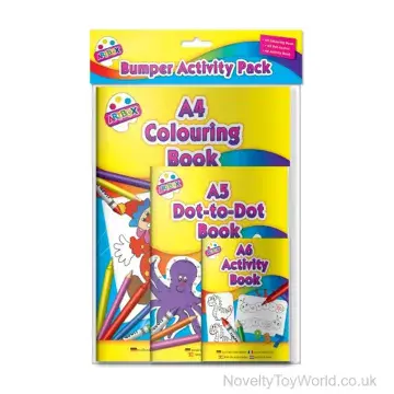 3 Book Children's Activity Pack - A4, A5 & A6