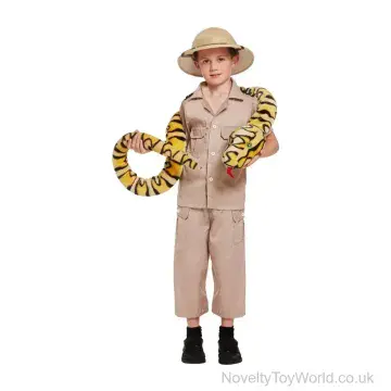 3 Piece Safari Explorer Costume For Kids (7-9 Years)