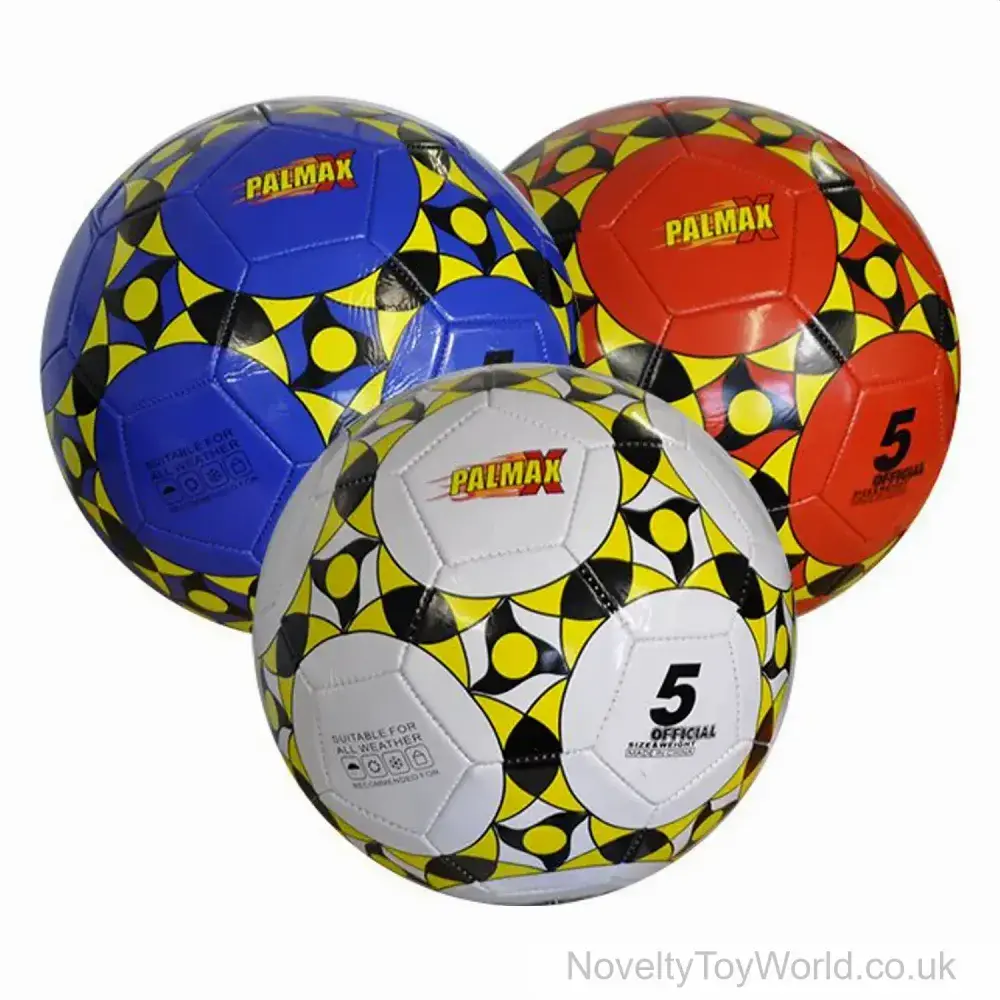 32 Panel Size 5 Football - Assorted Colours | Value Sports Wholesale