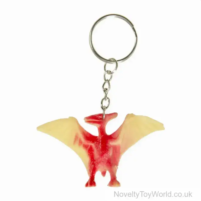 3D Dinosaur Figurine Keychain (6cm) | Bulk Buy Dino Keyring UK