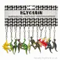 3D Dinosaur Figurine Keychain (6cm) | Bulk Buy Dino Keyring UK