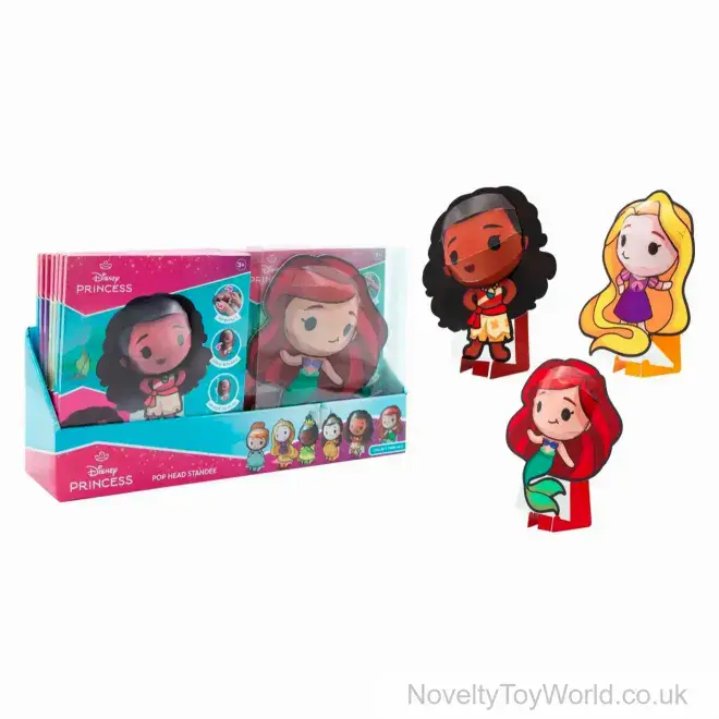 3D Disney Princess Pop Head Stand (20cm) | Wholesale Disney Toys UK