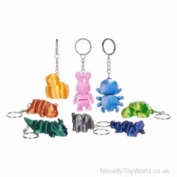 3D Printed Animal Toy Keyring - Biodegradable (6cm)