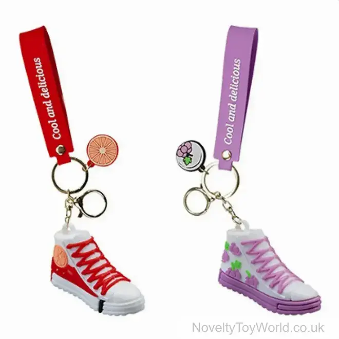 3D PVC High Top Trainer Novelty Keyring | Wholesale Keychains UK