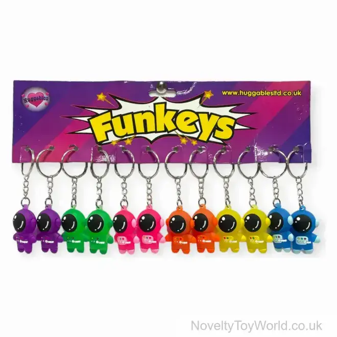 3D Rubber Spaceman Astronaut Keyring | Cut Price Wholesale Keyrings UK