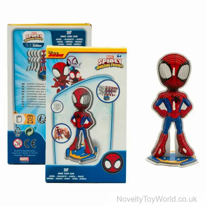 3D Spiderman Spidey Puzzle Figure - Boxed | Wholesale Marvel Toys & Games