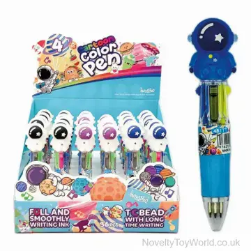 4 Colour Spaceman Mini Novelty Pen