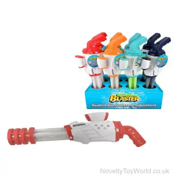 4 Tube Super Soaker Water Gun - Pump Action (40cm)