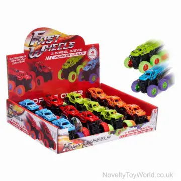4 Wheel Drive Toy Truck - 4 Assorted
