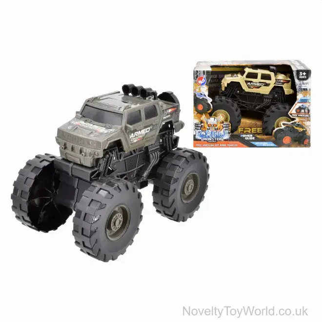 4 x 4 Army Military Monster Truck | Bulk Buy Toy Trucks For Kids UK