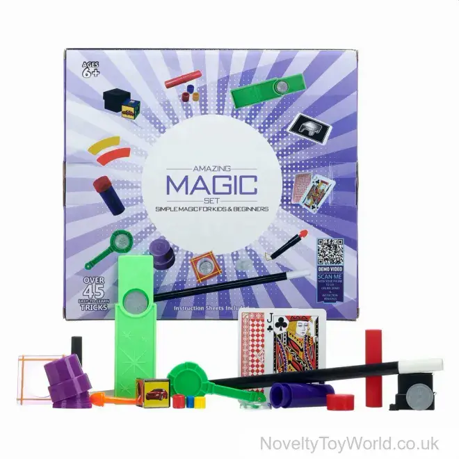 45 Tricks Magic Set for Beginners - Magic Toys Wholesale