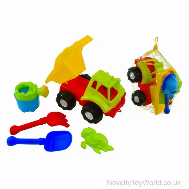Bulk Buy | 5 Piece Beach Play Set With Toy Truck | Wholesale Beach Toys UK