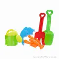 Wholesale | 5 Piece Beach Spade & Sand Shapers Kit - Toddler Toys