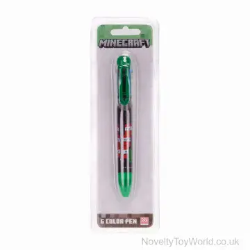 6 Colour Minecraft Licensed Pen