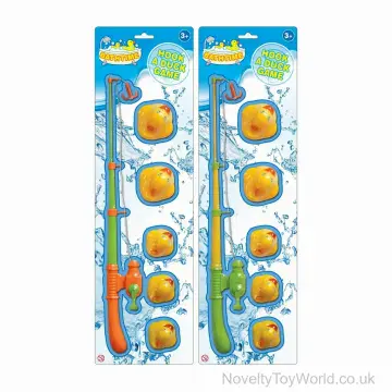 6 Piece Hook A Duck Game With Rod
