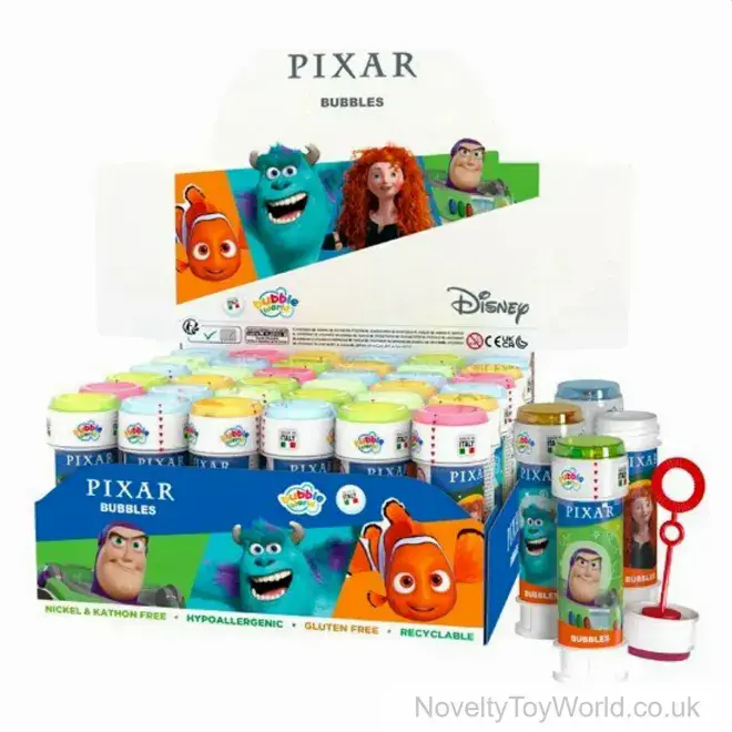 60ml Disney Pixar Bubble Tub With Wand & Maze | Wholesale Blowing Bubbles Toys