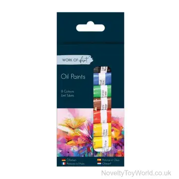 6ml Oil Paints Set For Art - Pack of 8