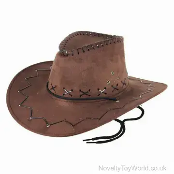 Adult Cowboy Western Micro-Suede Hat