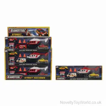 Air Sea Rescue Team Vehicles - Teamsterz Diecast Toys