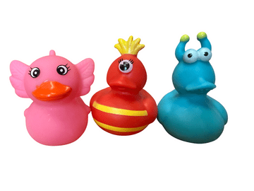 Alien Character Novelty Rubber Ducks (5cm)