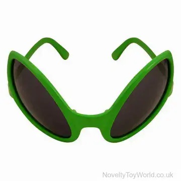 Alien Green Eye Novelty Sunglasses